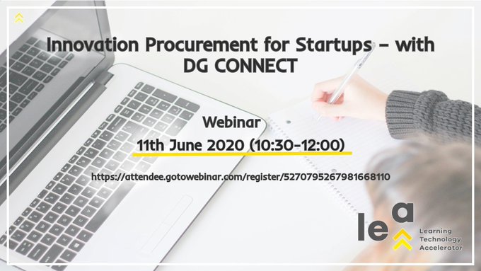 Innovation Procurement for Startups with DG CONNECT