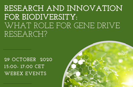 Research and Innovation for Biodiversity: what role for gene drive research?