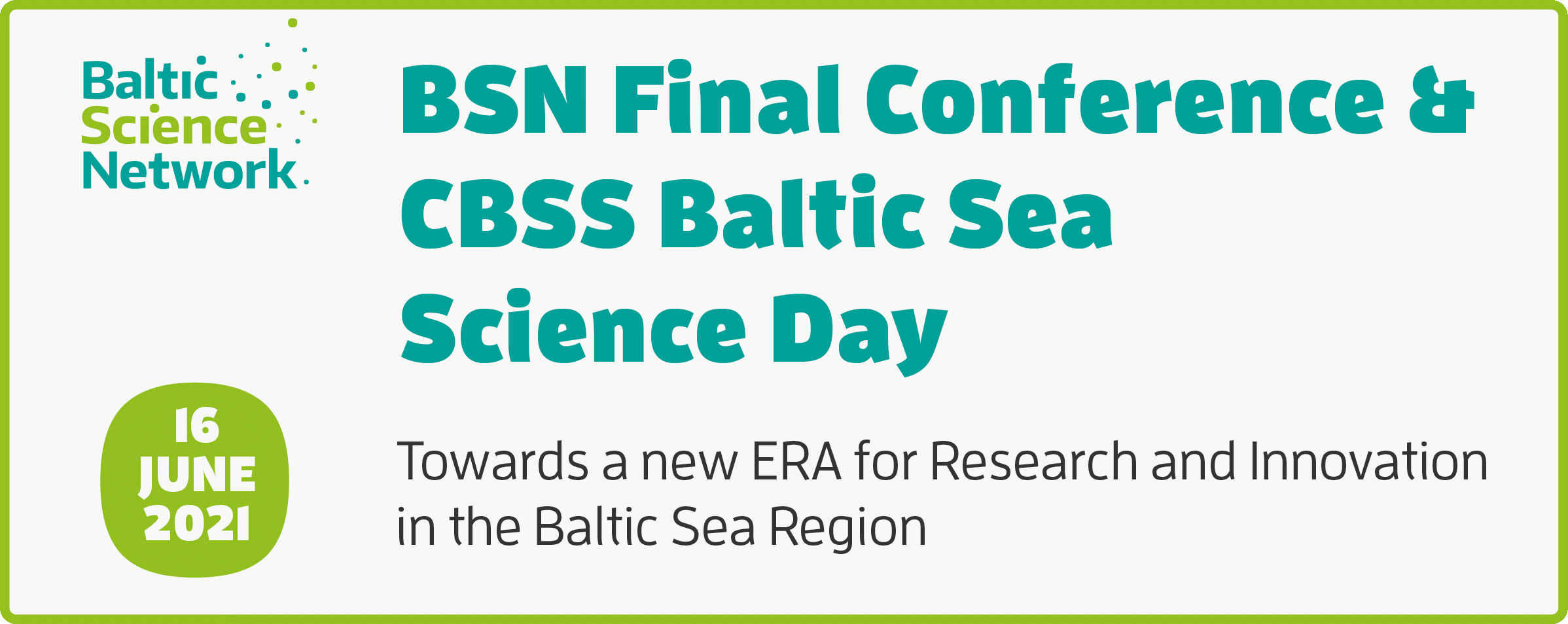 Towards a new ERA for Research and Innovation in the Baltic Sea Region