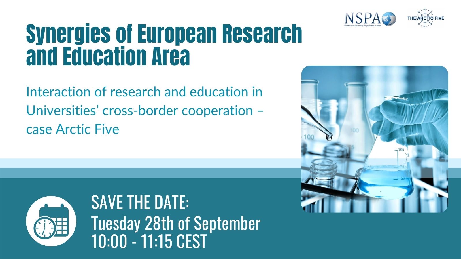 Save the date - Synergies of European Research and Education Areas