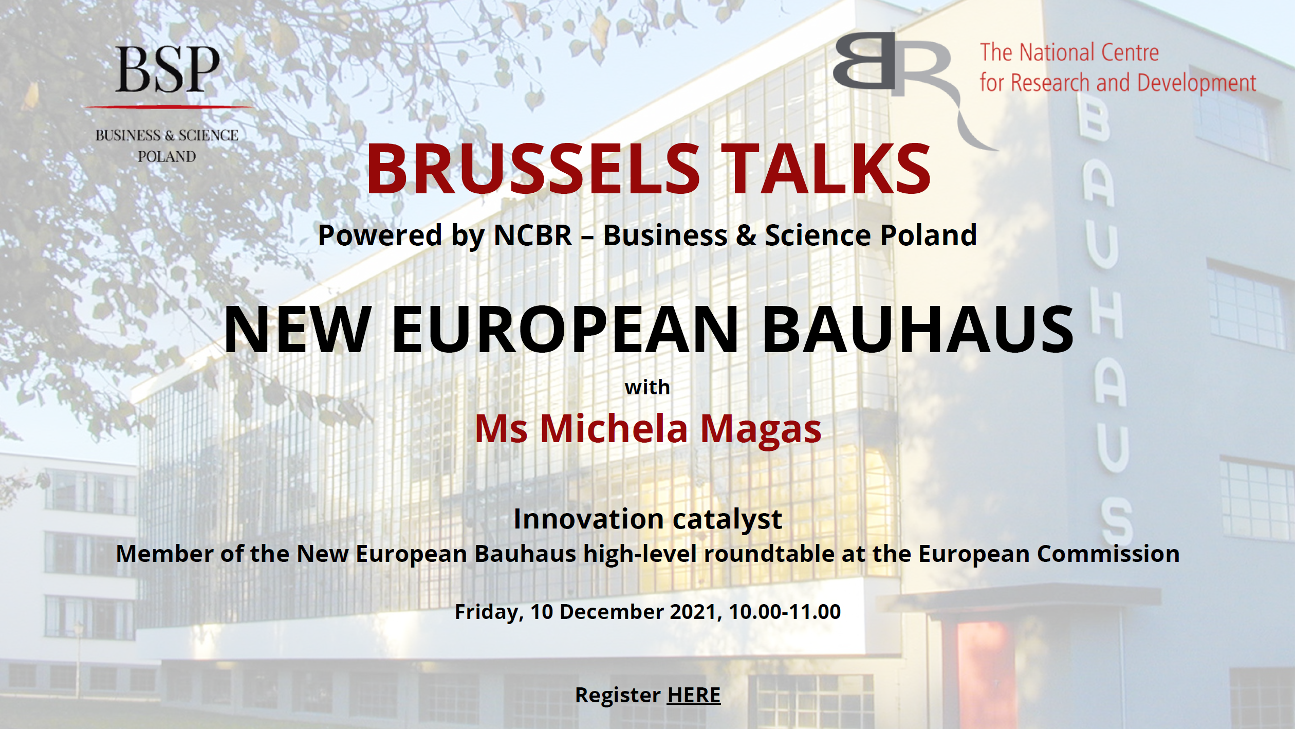 Brussels Talks: New European Bauhaus