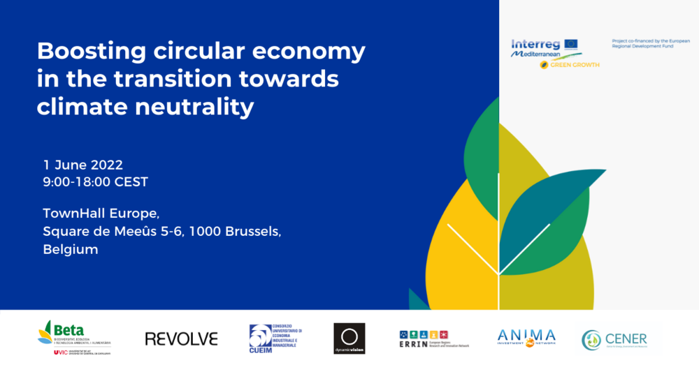 Boosting circular economy in the transition towards climate neutrality