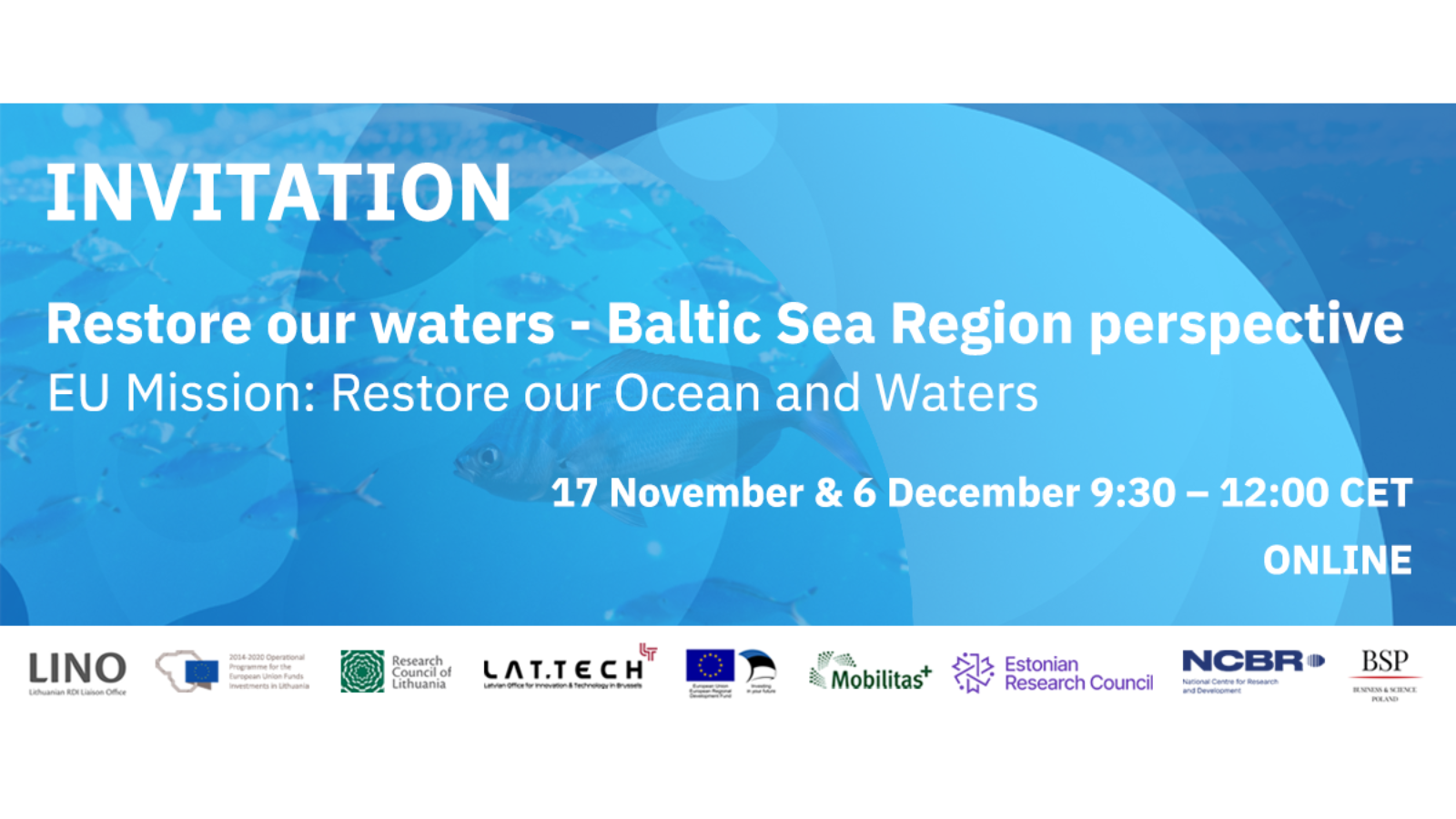 Restore our waters – Baltic Sea Region perspective