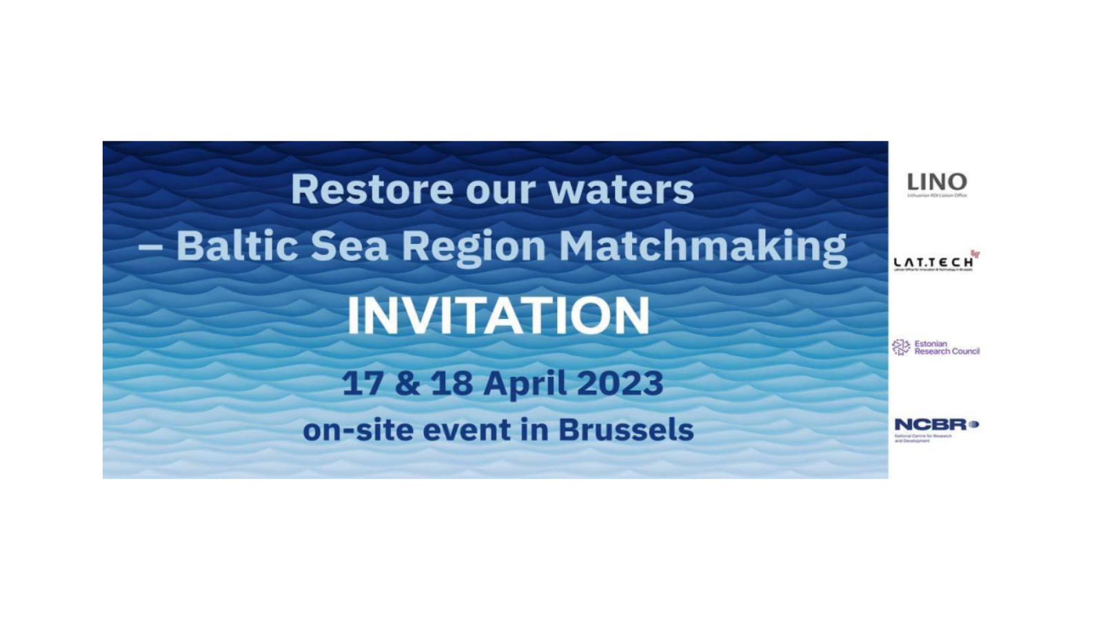 Matchmaking event: Restore our waters – Baltic Sea Region perspective