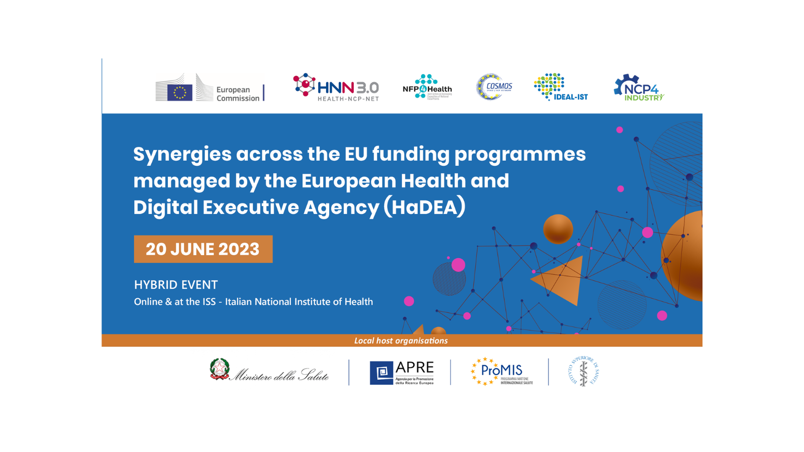 Synergies across the EU funding programmes managed by the European Health and Digital Executive Agency (HaDEA)
