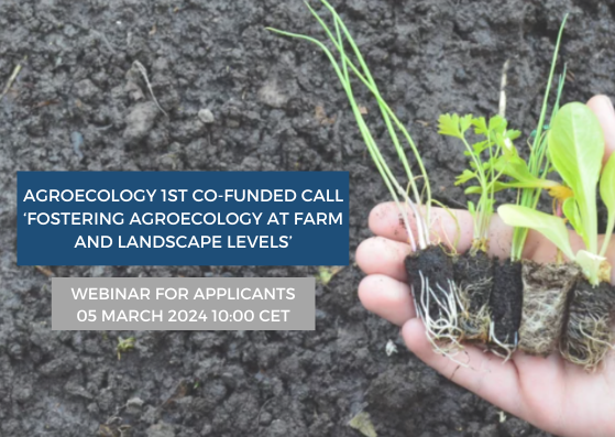 Agroecology Partnership first co-funded call – Webinar for applicants