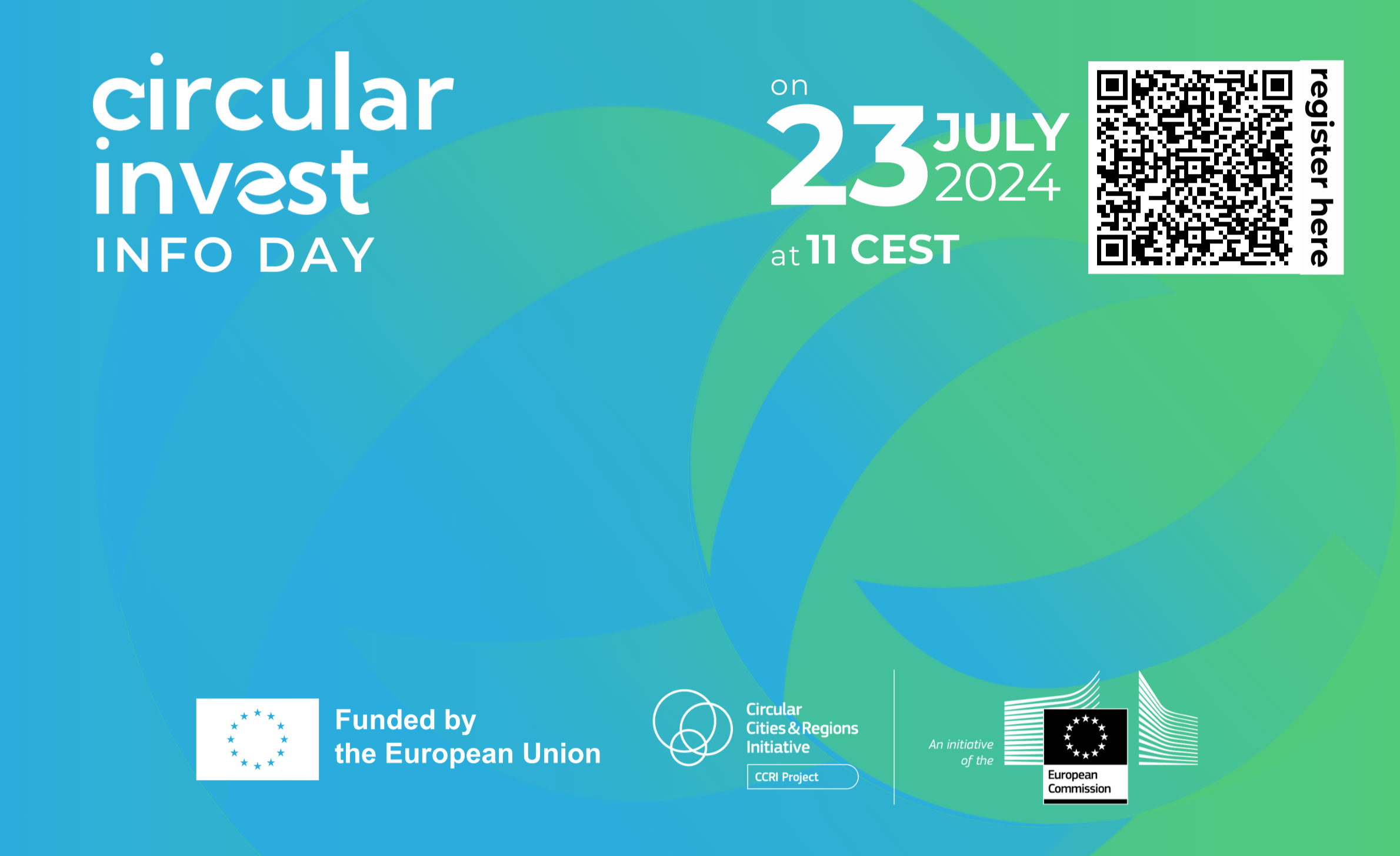 CircularInvest infoday 23 July 2024: make your Circular Economy project investment-ready