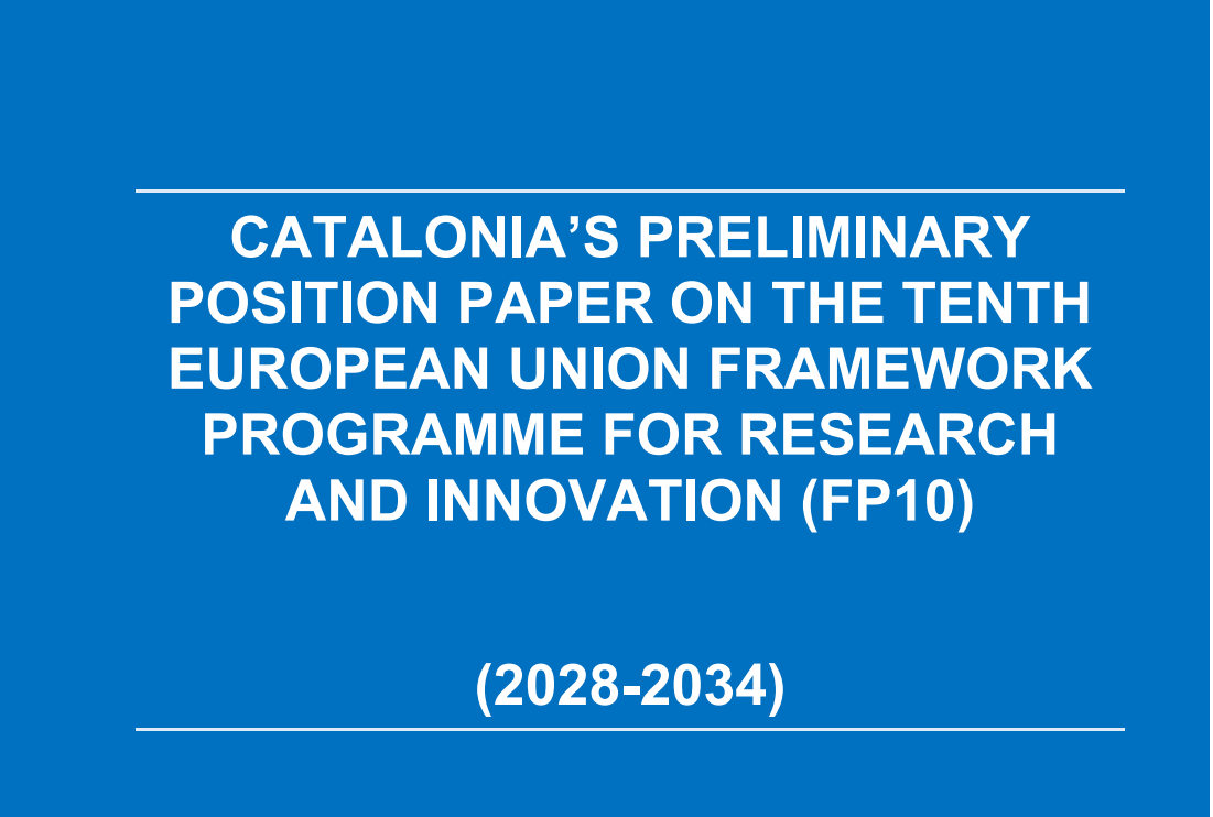 Catalan preliminary position paper on FP10