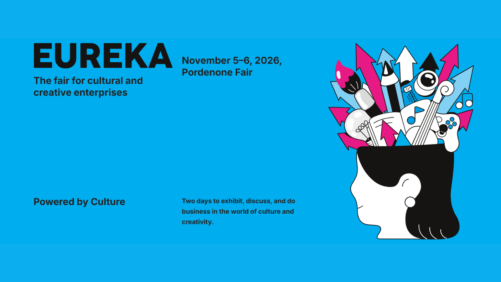 Eureka 2026: Pordenone to host the Third Edition of the Cultural and Creative Industries Fair