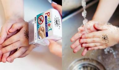 Wallonian society develops stamp to teach children hand hygiene