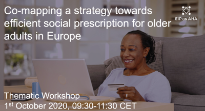 Thematic workshop series: Co-mapping a strategy towards efficient social prescription for older adults in Europe