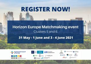 Horizon Europe Matchmaking event: Clusters 5 and 6 (part I)