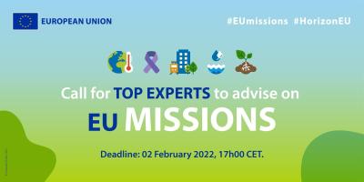 European Commission launches a call for top experts to advise on EU Missions