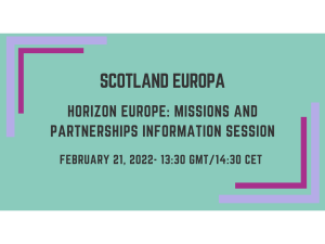 Scotland Europa Missions &amp; Partnerships information session