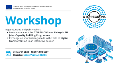 Workshop: DT4REGIONS and Living-in.EU Joint Capacity Building Programme