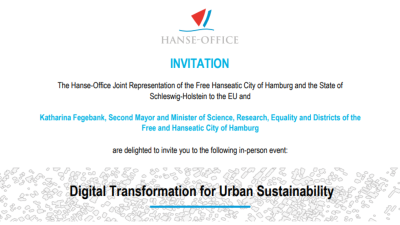 Digital Transformation for Urban Sustainability