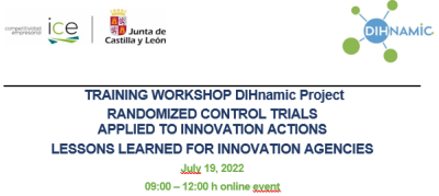 Training workshop: Randomized Controls Trials applied to innovation actions