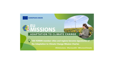 100 ERRIN member cities and regions become signatories of the EU Mission for Adaptation to Climate Change Charter 