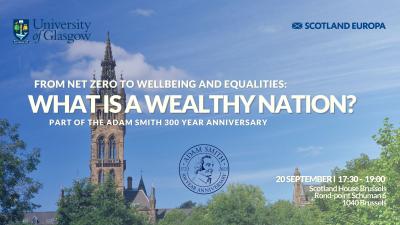 University of Glasgow, Scotland Europa, Event title, Adam Smith Tercentenary