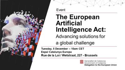 Leaflet of event on the EU AI Act.