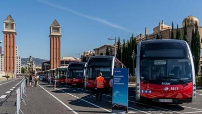 Buses in Barcelona