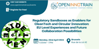 Regulatory Sandboxes as Enablers for CleanTech and Circular Innovation – EU Level Experiences and Future Collaboration Possibilities