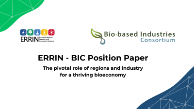 The pivotal role of regions and industry for a thriving bioeconomy: ERRIN - BIC joint position paper
