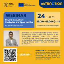 Join us for the upcoming webinar " Driving Innovation: Strategies and Opportunities” on July 24th at 12am (CET)