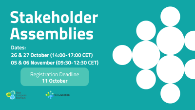  Second NEB Junction Stakeholder Assembly: Open call for expressions of interest