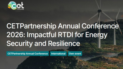 CETPartnership Annual Conference 2026: Impactful RTDI for Energy Security and Resilience