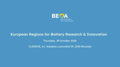 European Regions for Battery Research & Innovation Event