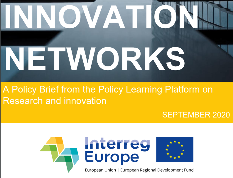 Interreg Europe publish policy brief on Innovation Networks