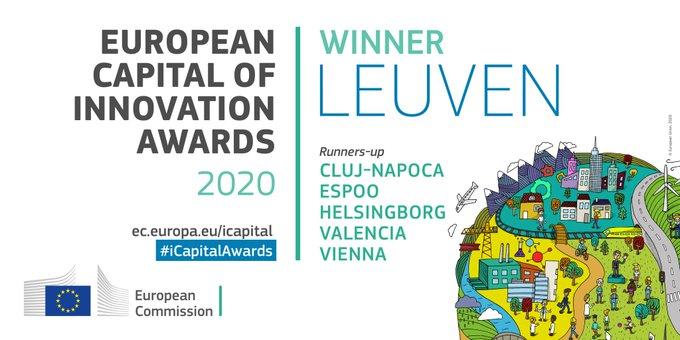 Leuven announced as European Capital of Innovation 2020
