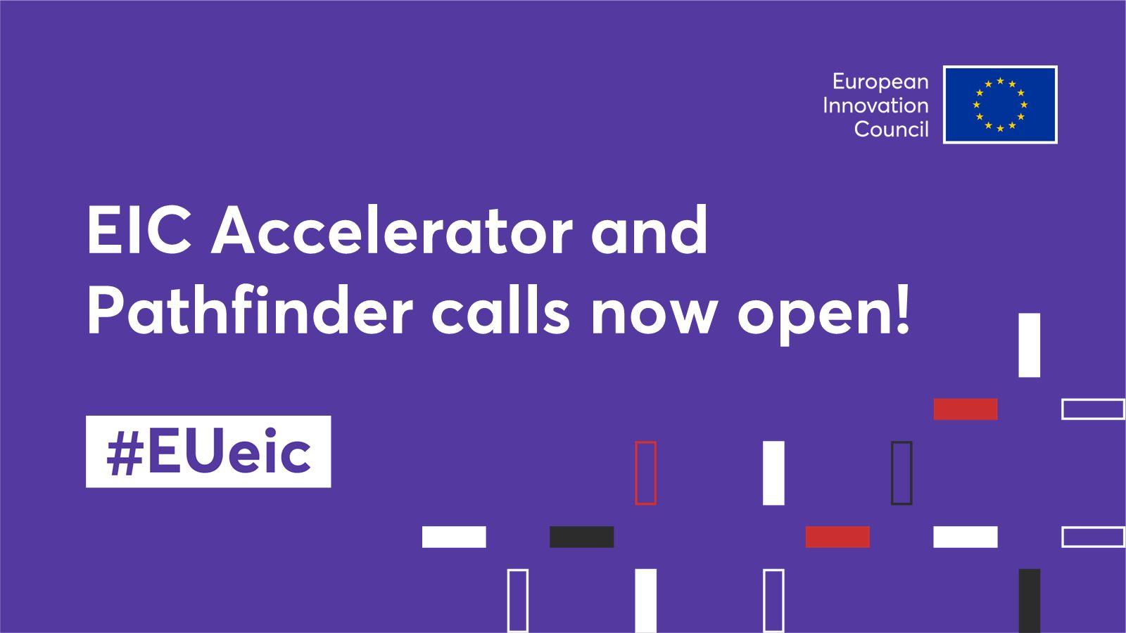 First European Innovation Council Accelerator calls open