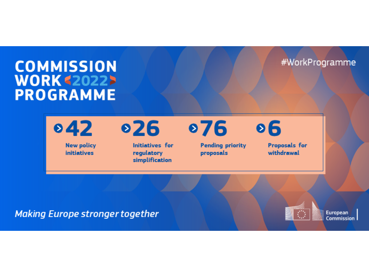 Commission publishes 2022 Work Programme