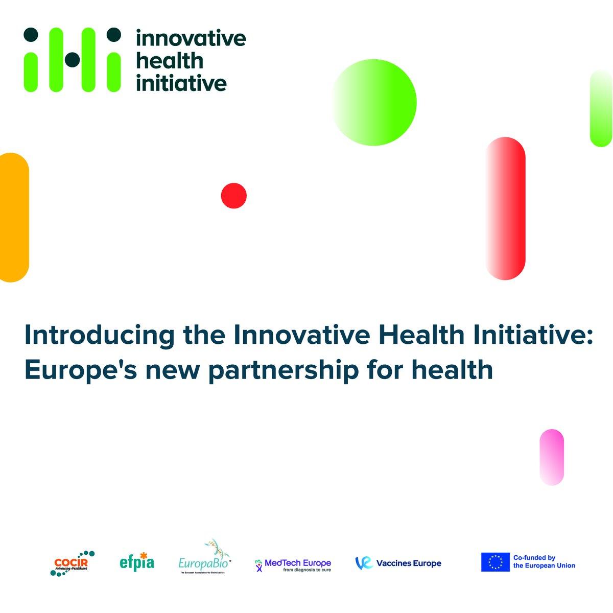 Innovative Health Initative partnership launches & adopts SRIA