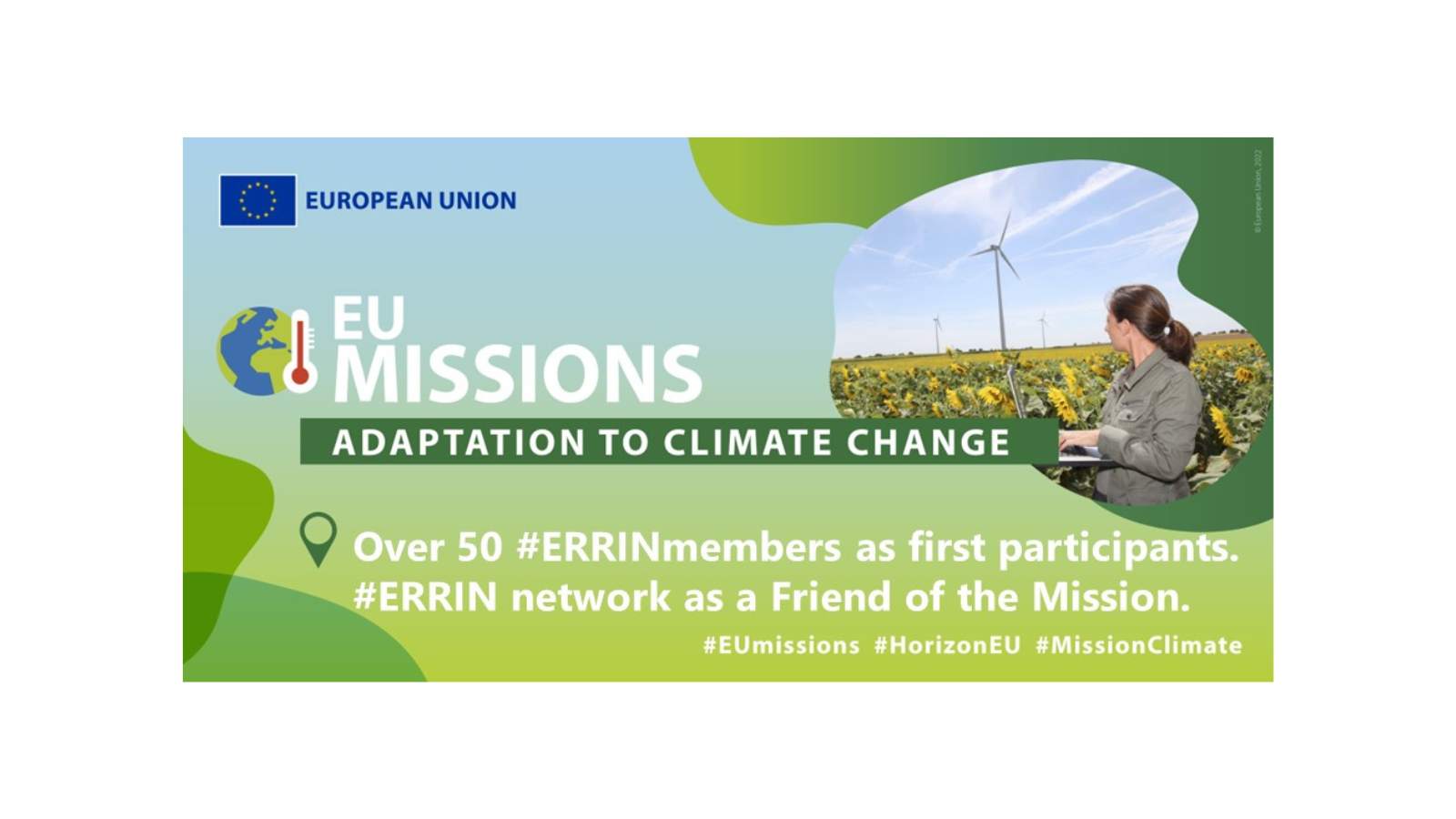 ERRIN and over 50 network members among the first to join and endorse the Adaptation Mission