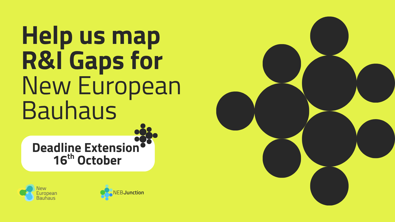 Help us map R&I Gaps for the New European Bauhaus and shape the future NEB Facility!